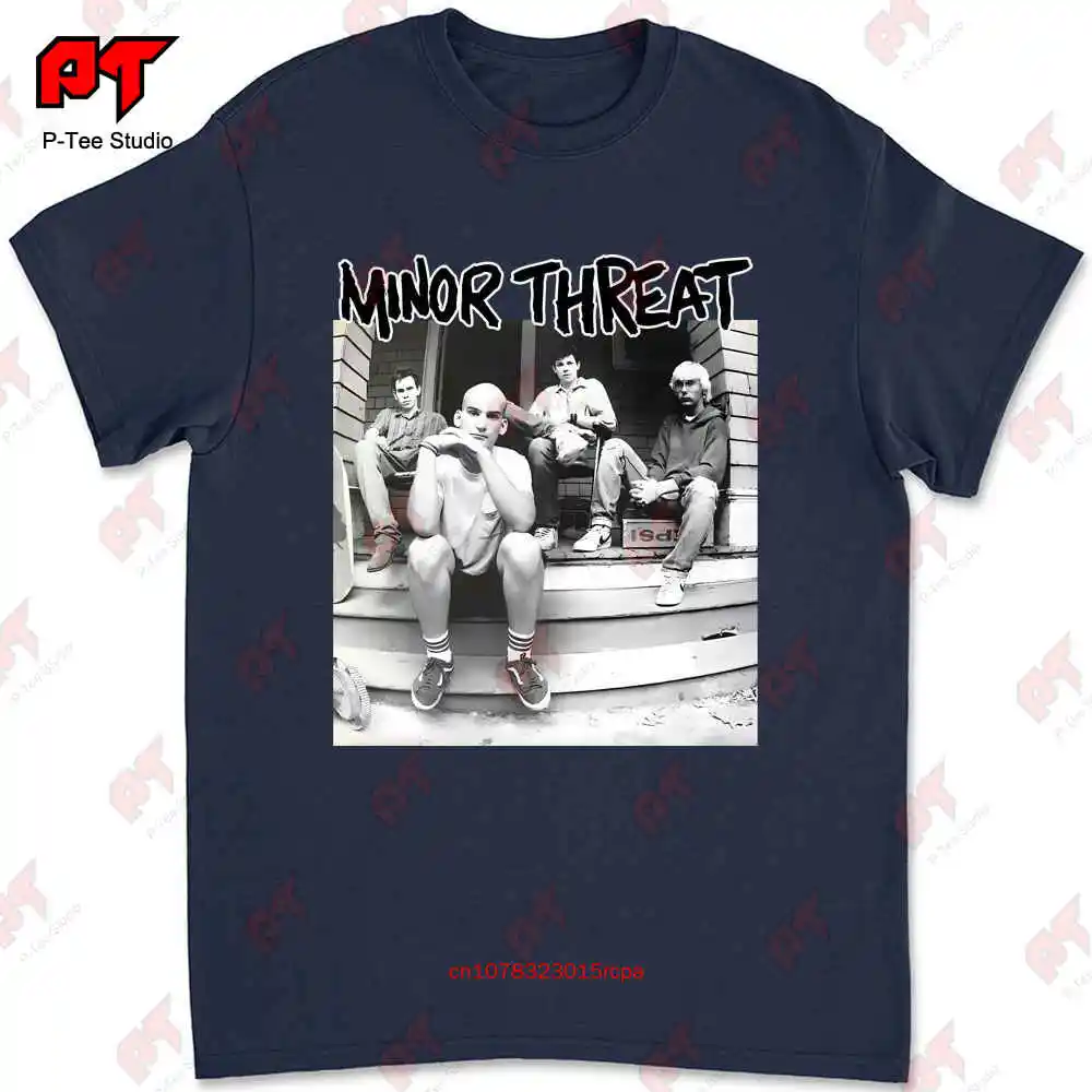 Vintage 90S Minor Threat T Shirt Xl Fugazi Hardcore Punk Black Flag Bad Brains 3EIW