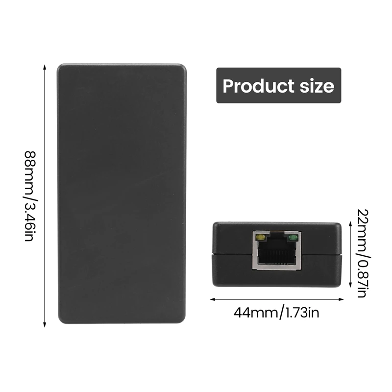 Удлинитель POE гигабитный, 10/100 Мбит/с, 1 шт.