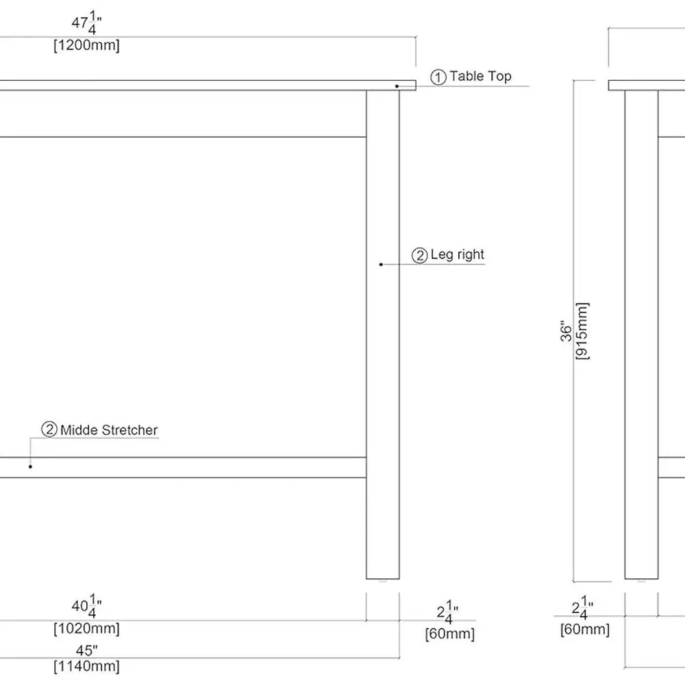 Mesa de taberna Sonoma - Madera recuperada raspada a mano