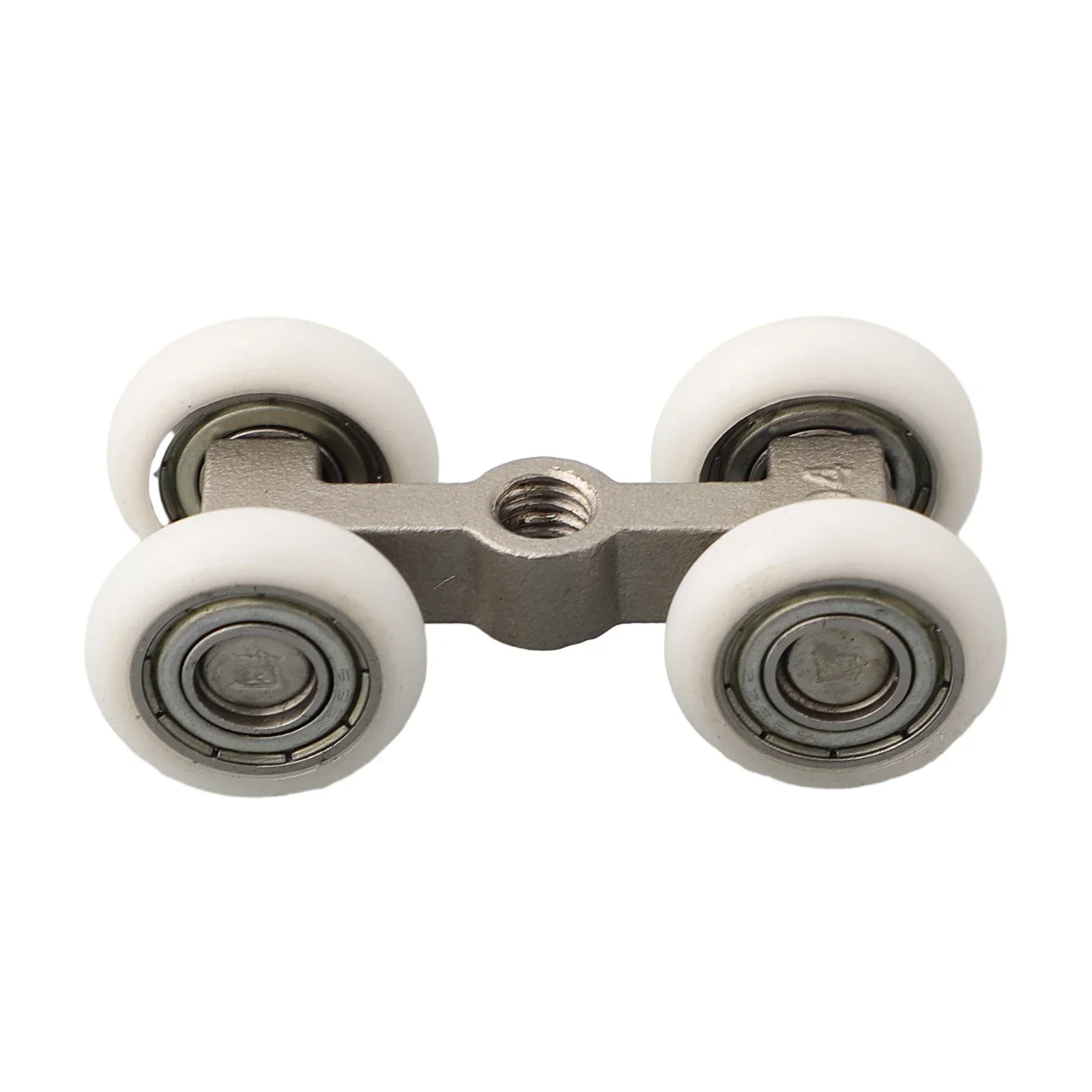 Sliding Door Roller Hardware Slide Doors Pulley 4 Wheels Bathroom Sliding Door Hanging Wheels Rail Track Pulley Hardware