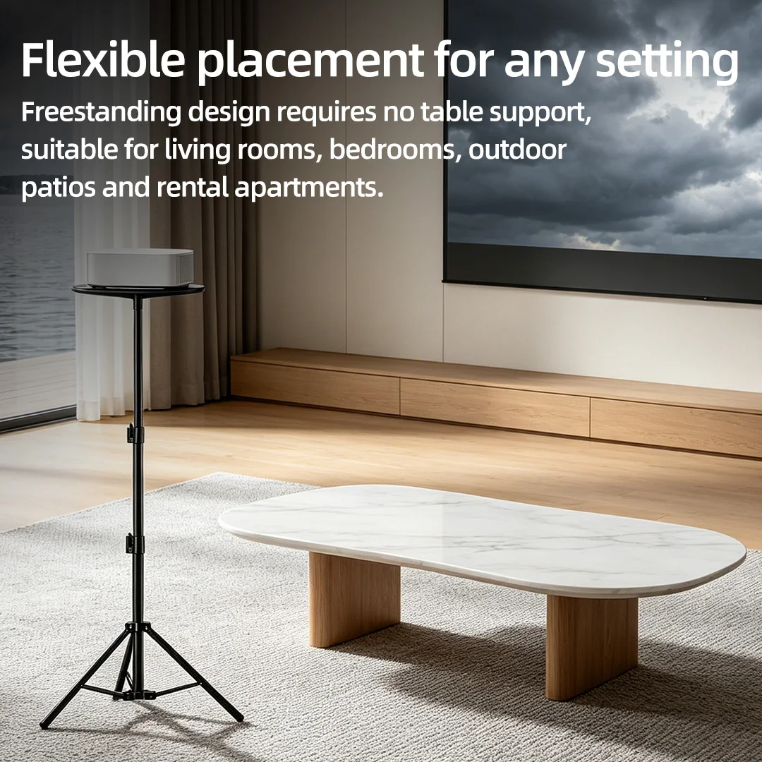 Portable Projector Stand Tray Tripod Mount Holder Laptop Desktop Projectors Tray Stable Support Multipurpose Office Stand