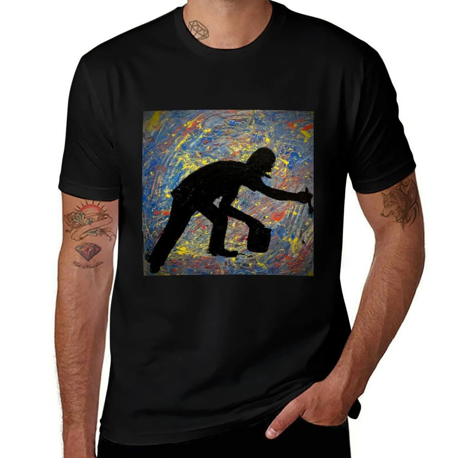 Jackson Pollock T-Shirt Quick Dry Light Sports T-Shirt