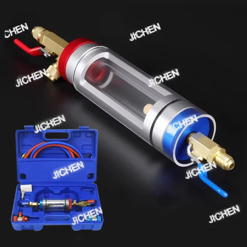 

HS HSAutomotive Air Conditioning Compressor Oil Filter And Refrigerant Oil Analyzer Filler Purifier for Cooling System Maintenan