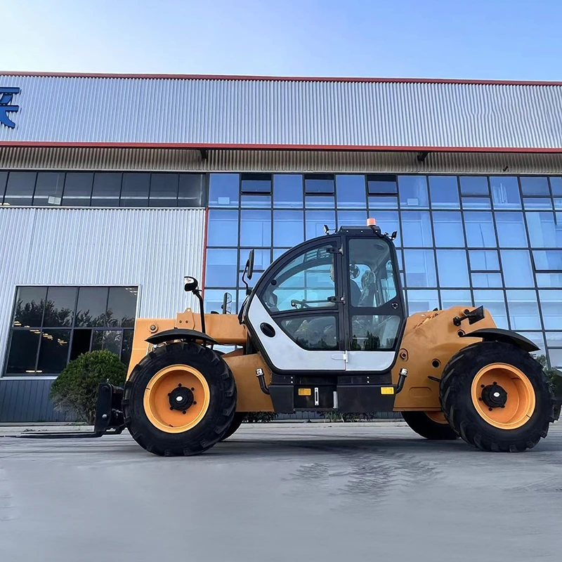 Customized 2026 Chinese 2.5t 3T Hydraulic Diesel Telehandler 7m Telescopic Arm Forklift with Cabin Reliable