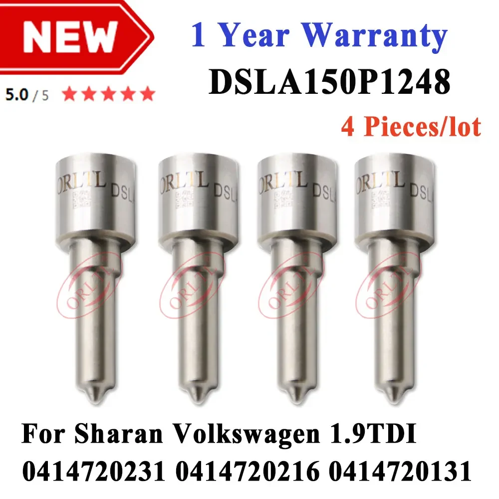

Форсунки дизельные DSLA150P1248 (4 шт.) для Volkswagen Sharan 1.9TDI, артикулы 0 433 175 368, 0414720231, 0414720216, 0414720131
