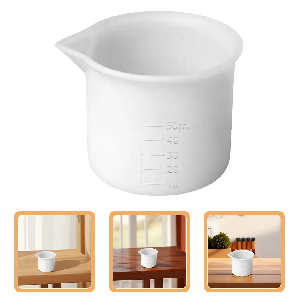 

3Pcs 50Ml Silicone Measuring Cups Clear Scale Resin Mixing Cups Epoxy Pouring Tools DIY Jewelry Making Baking Chocolate Melt
