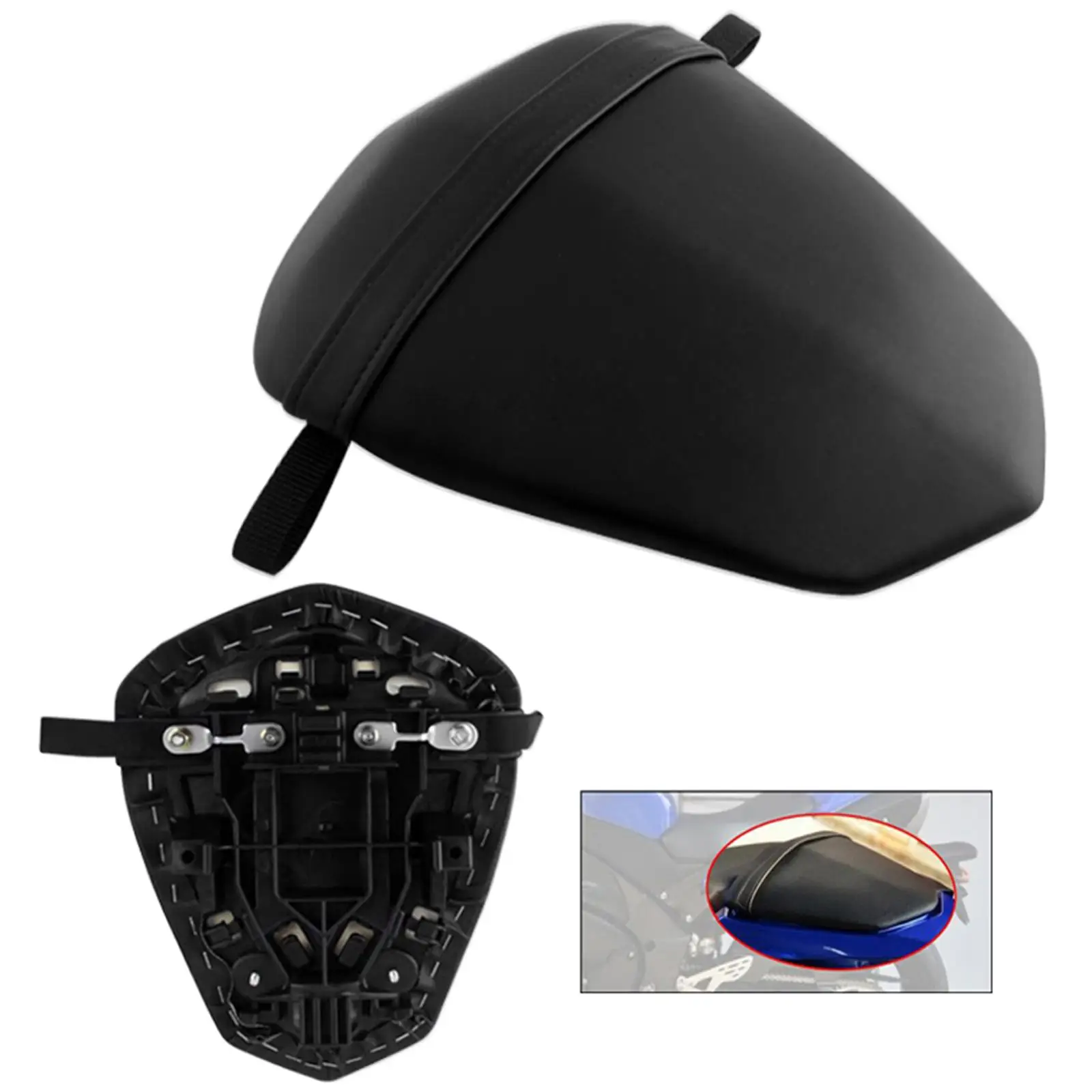 Motorcycle Rear Passenger Seat Cushion Modification Accessories Replaces