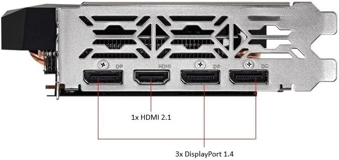 AMD RX 6600 D 8GB GDDR6 14Gbps HDMI 0dB تبريد صامت 128 بت 7680 × 4320 بطاقة رسومات مزدوجة المروحة PCI Express 4.0 x8 8-pin · جديد #6