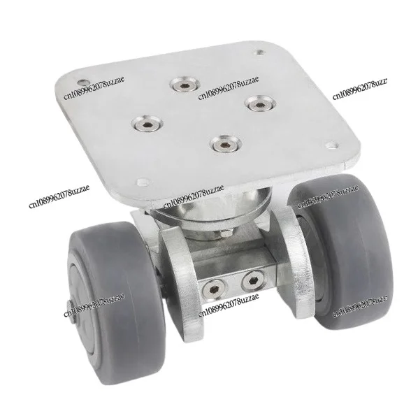 Manual Swivel Invisible Door Heavy Duty Wheel Spinner Wheel Nylon Hidden Caster 360 Degree Silent Ground Wheel