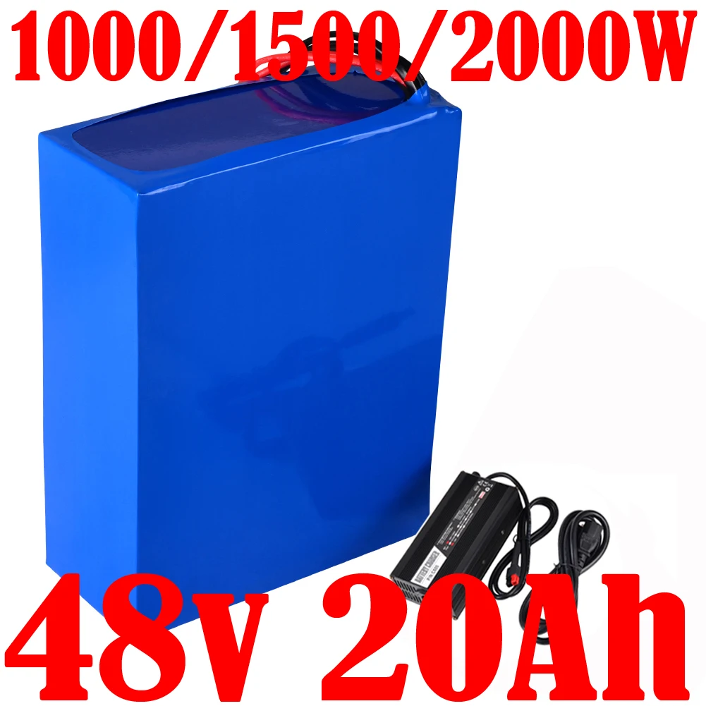 48v bike battery 48v 1000w 2000w ebike battery 48v 20ah 25ah 30ah Electric bike lithium battery 18650 cell