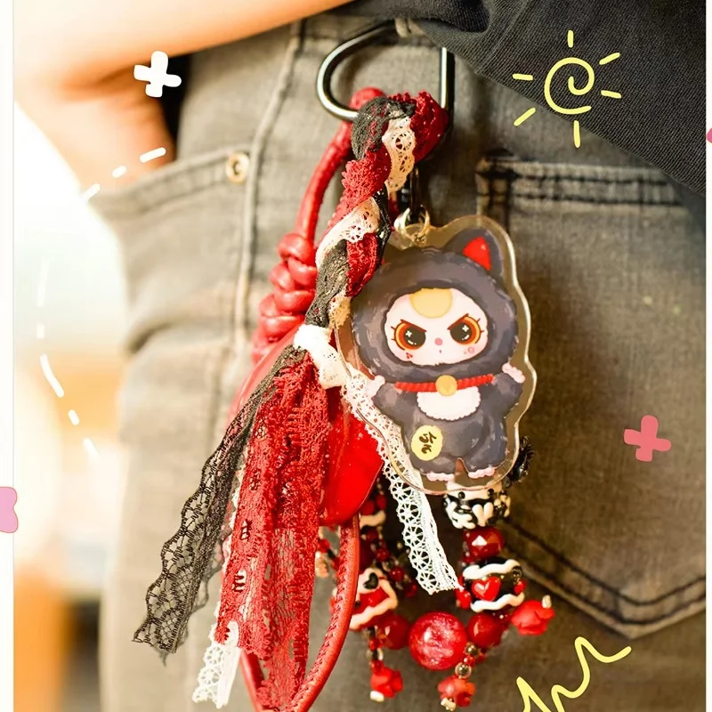 جديد الأصلي الطفل ثلاثة الحب الاتحاد الوقت سلسلة قلادة صندوق أعمى لطيف الهاتف ديكور المفاتيح لعبة صندوق غامض صديق هدية عيد ميلاد