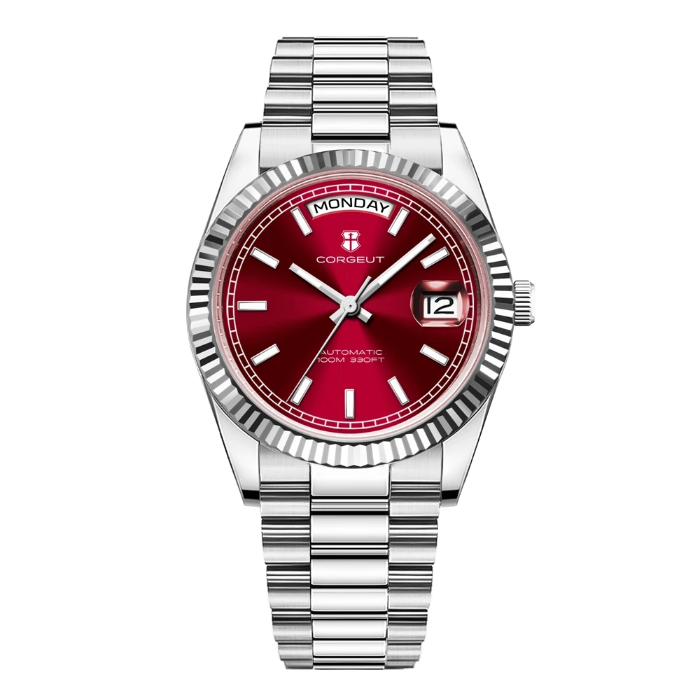 شعار مخصص 36 مللي متر/39 مللي متر الياقوت غواص nh36/ST1644 التقويم التلقائي الفاخرة الرجال ساعة ميكانيكية ساعة مخدد الأعمال Relojes