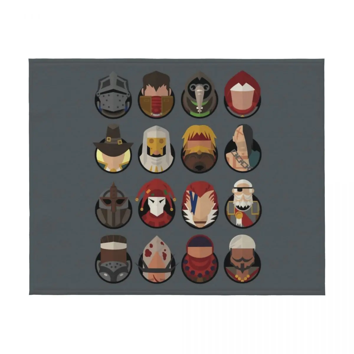 Darkest Dungeon Adventurers رمي بطانية بطانيات شعر للسفر لبطانيات الأرائك العصرية