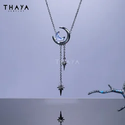 Thaya New Trendy Original Design Women Necklaces Vintage Women Chorker Fashion Pendant Necklace For Women Crystal Party Jewelry