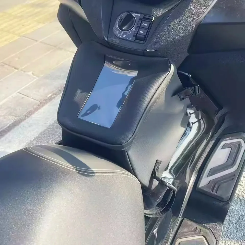Fuel Tank Storage Solution for Honda ADV350 NSS350 Featuring Waterproof Nylon Construction and Touch-Responsive Viewing Area