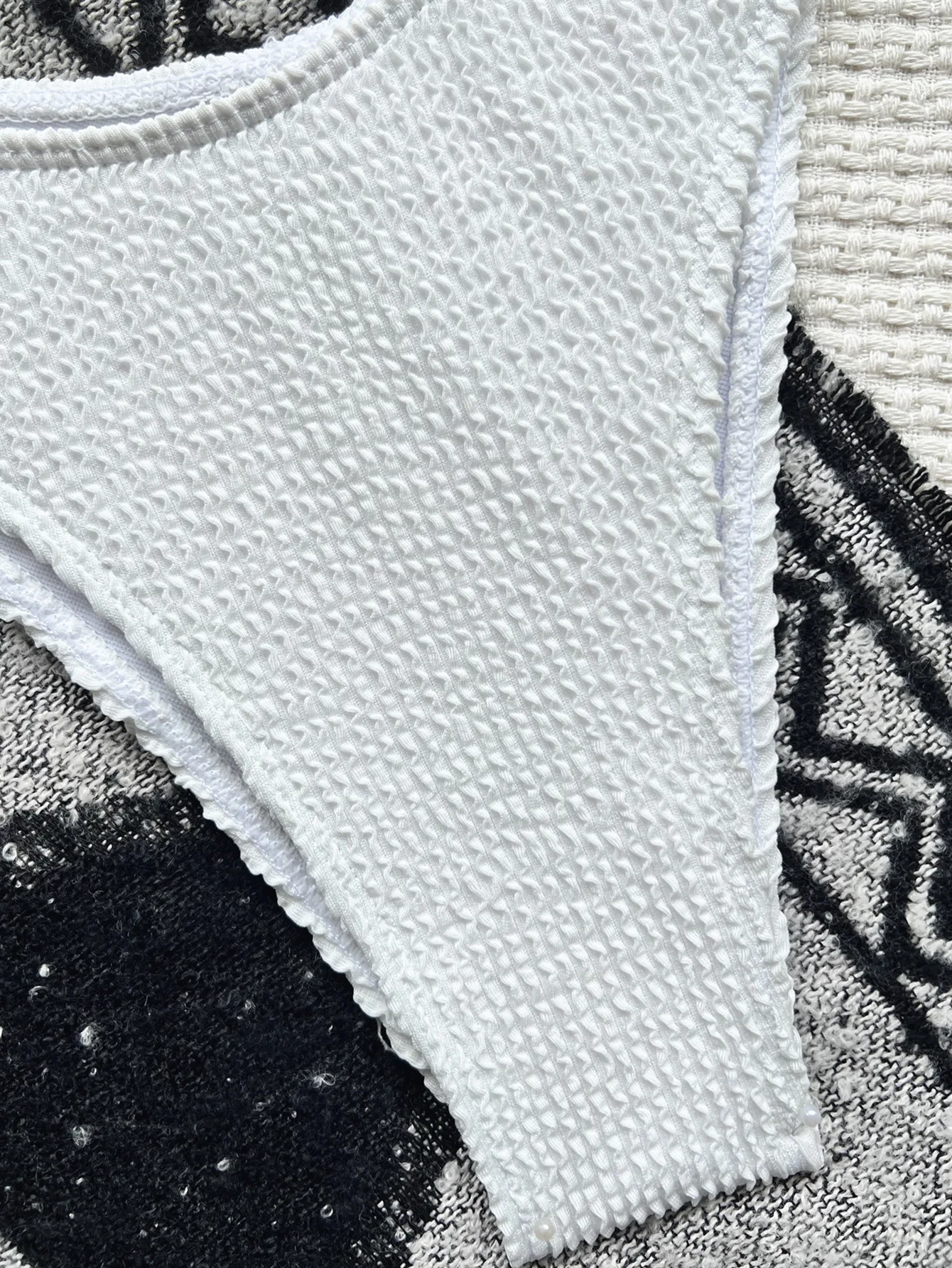 Costumi da bagno da donna 2024 Tankini femminile Costume da bagno tinta unita Backless Sexy Bikini monospalla Hot Spring Costumi da bagno Bikini Set SL