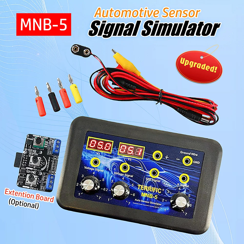 MNB-5 Auto Sensor Simulator Car Signal Generator Upgrade MNB-3 Automotive ECU Voltmeter Car Oxygen Oil Pressure Sensor Simulator