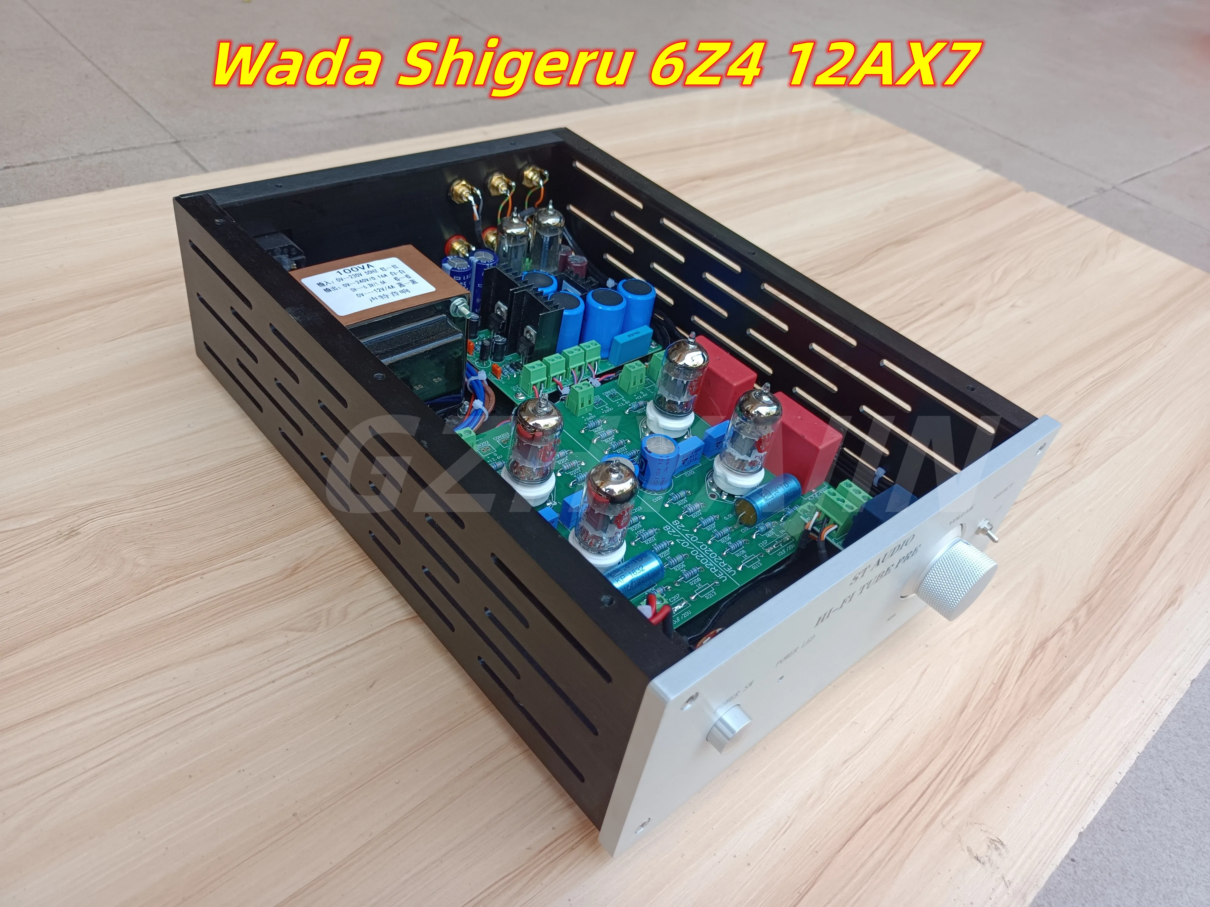 

Wada Shigeru 6Z4 12AX7 tube preamp Wada regulated FET 2SK1170 12AX7 ECC83 ECC82 tube preamplifier Power Amplifier Audio