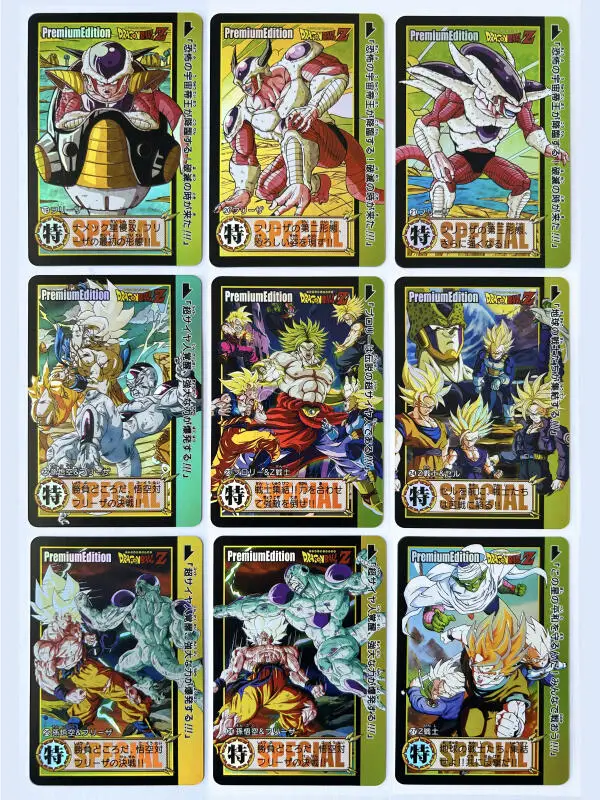 Diy Homemade Anime Dragon Ball Flash Card Broli Son Goku Vegeta Iv Frieza Character Collection Flash Card Cartoon Toys Gift