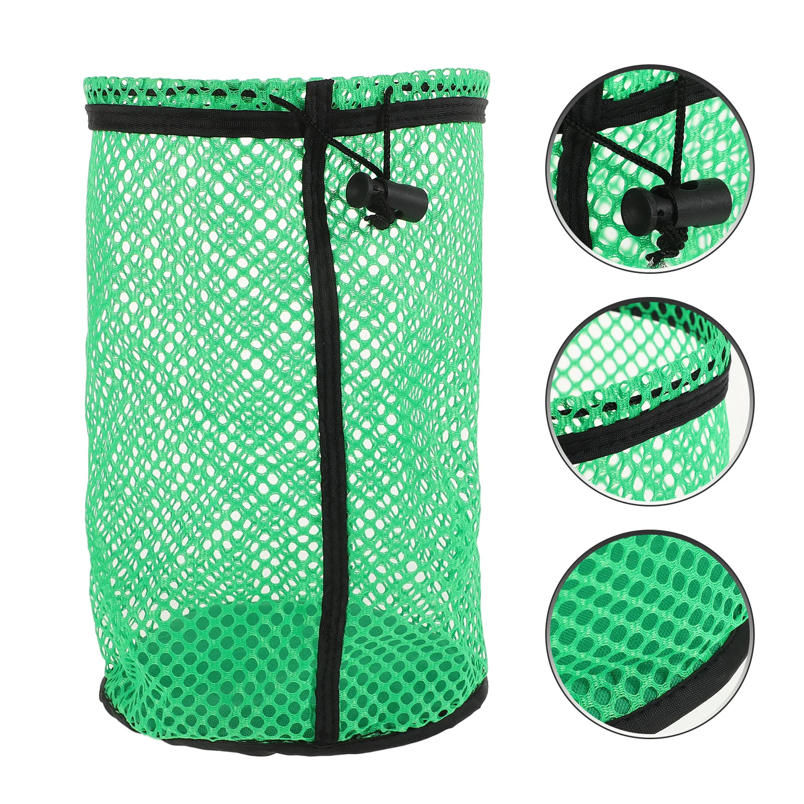 

Mesh Golf Ball Bag Nylon Drawstring Storage Pouch Holds 50 Balls Lightweight Portable Sports Travel Golf Ball Bucket Organizer