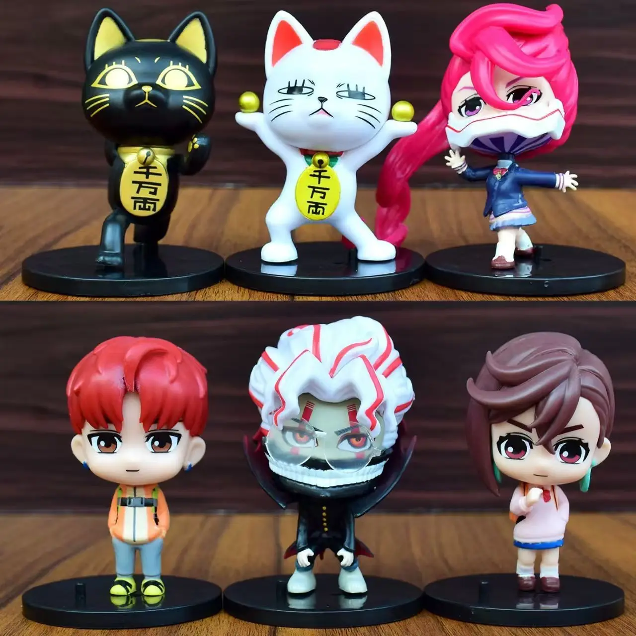 6 قطعة/المجموعة أنيمي دان دا دان الكرتون نموذج لجسم لعبة الأجهزة الطرفية البلاستيكية أرقام تمثال الحلي هدية #3