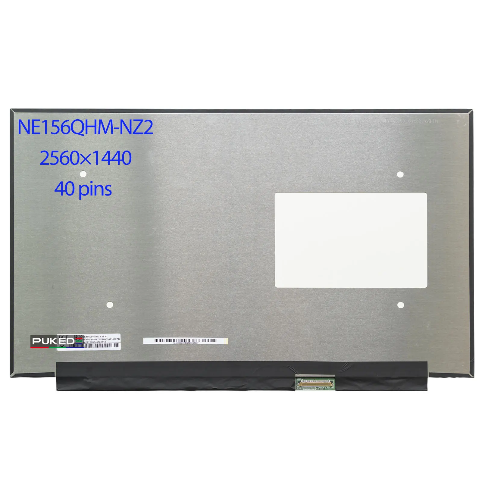 

New Original 15.6"inch Laptop Lcd Screen NE156QHM-NZ2 QHD 2560x1440 240Hz 100% DCI-P3 40pins eDP