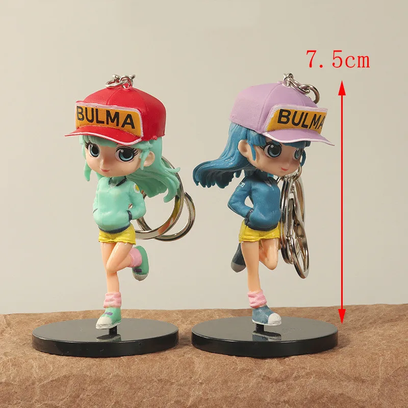 Anime Cute BULMA Kawaii Angel Wings Dr.Slump Arale Machine Doll ciondolo Cosplay modello in PVC portachiavi regalo