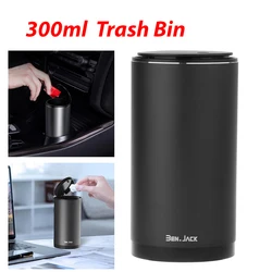 300ml Car Trash Bin Garbage Can For Car Dustbin Waste Rubbish Organizer Center Console Storage Holder with Bag Car Accessories