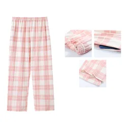 Spring/Summer Checkered Pajama Pants Women'S Pants Loose And Comfortable Large Pant Suits For Women Business Casual Plus Size