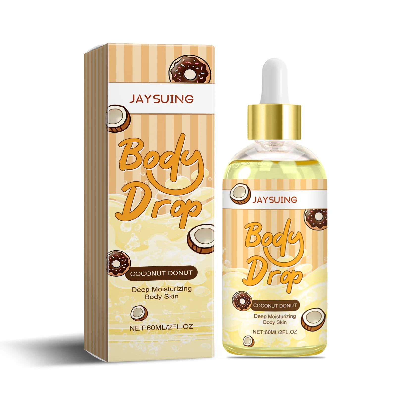 Aceite Corporal con Aroma Fresco a Coco, Hidratación Duradera, Sabor a Melocotón, Masaje, Mejora la Piel Seca, Aceites Hidratantes de Fresa