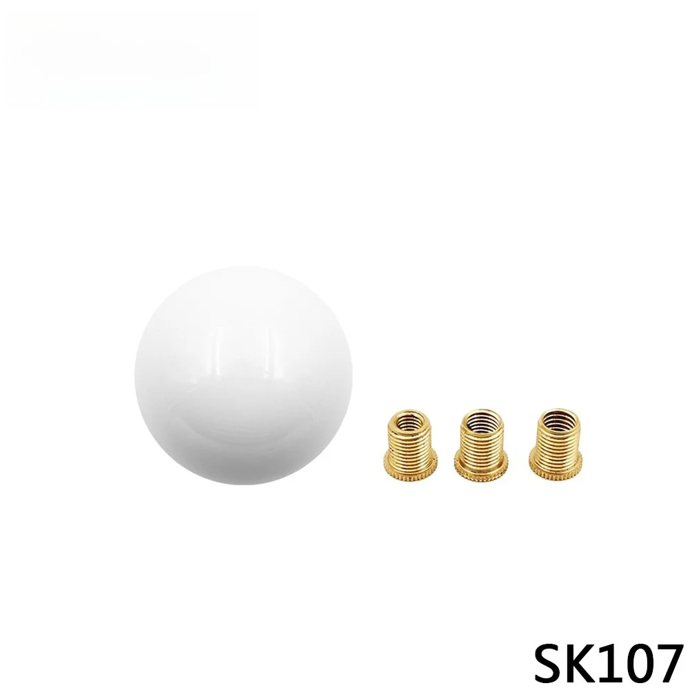 For Manual Transmission Gear Shift Knob Round Acrylic Lightweight Design Compatible with Most Vehicles and Thread Sizes