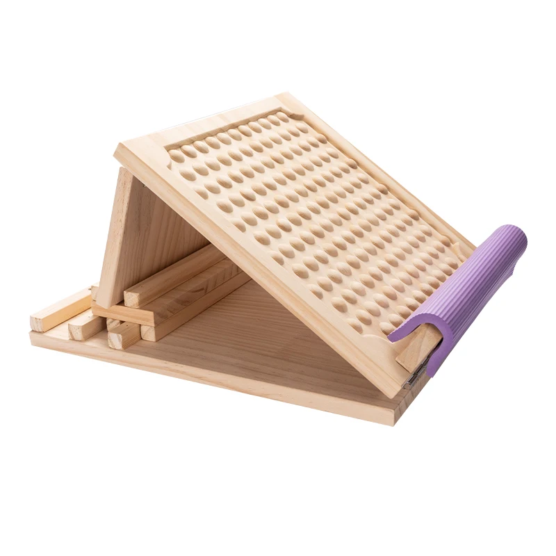 

Solid wood tensile board diagonal pedal