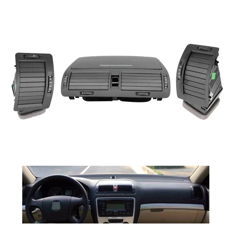

For Volkswagen Skoda Octavia 2007-2014 Center Console Air Condition Vent Outlet Grille Instrument Panel Air Outlet Vent