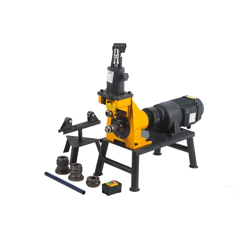 Galvanized Pipe Electric Hydraulic Cutting Machine Fire Pipe Groove Punching Machine