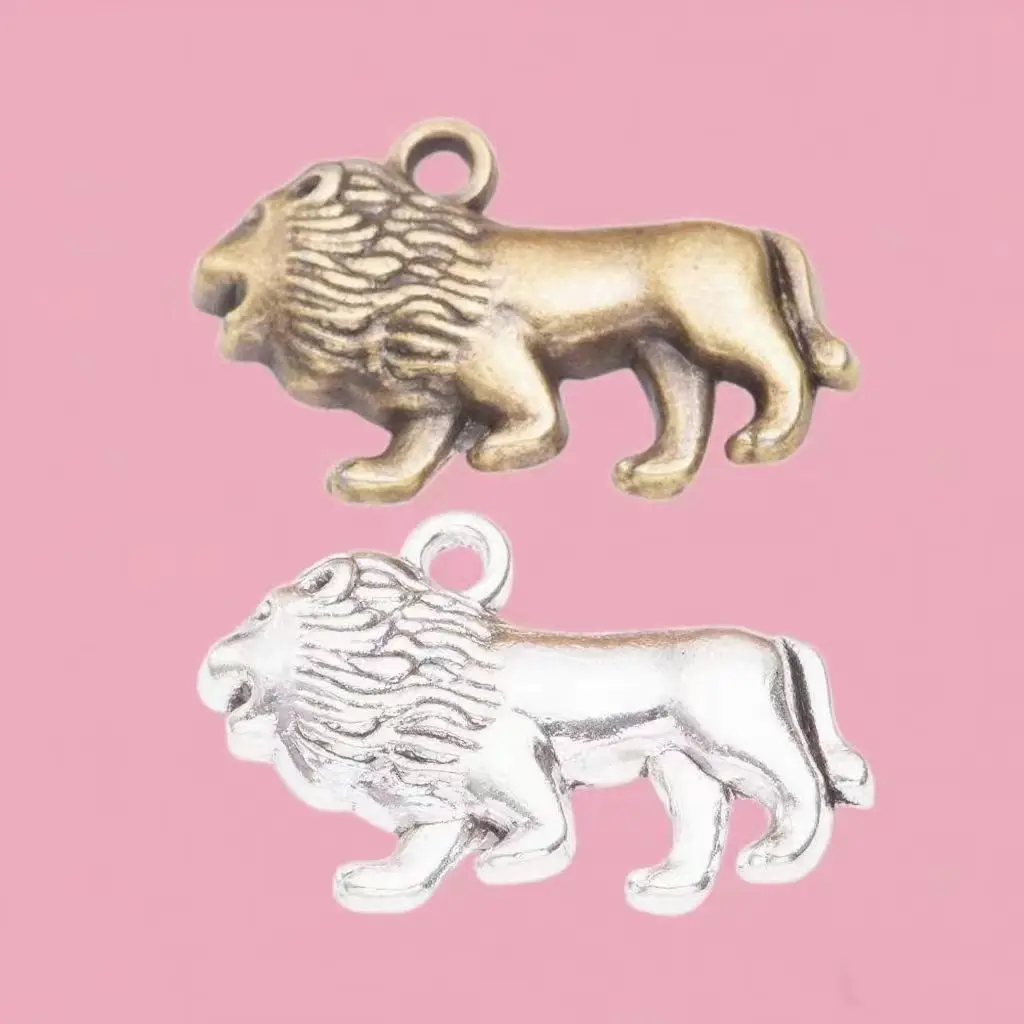 10 шт./лот 29x18 мм античное посеребрение подвески в виде льва животные дикий зоопарк подвески DIY принадлежности фурнитура для изготовления ювелирных изделий аксессуары 10 шт./лот 29x18 мм античное посеребрение подвески в виде льва животные дикий зоопарк подвески DIY принадлежности фурнитура для изготовления ювелирных изделий аксессуары