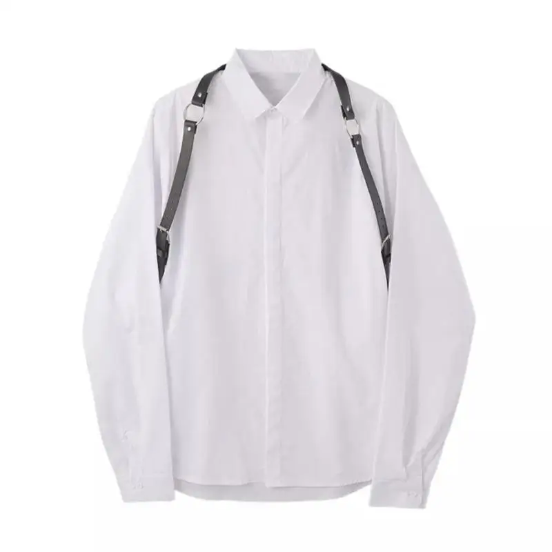 652F Homens Corpo Peito Cinto Raves Traje Sexy Punk Peito Cinto Cinto Decorações Festa