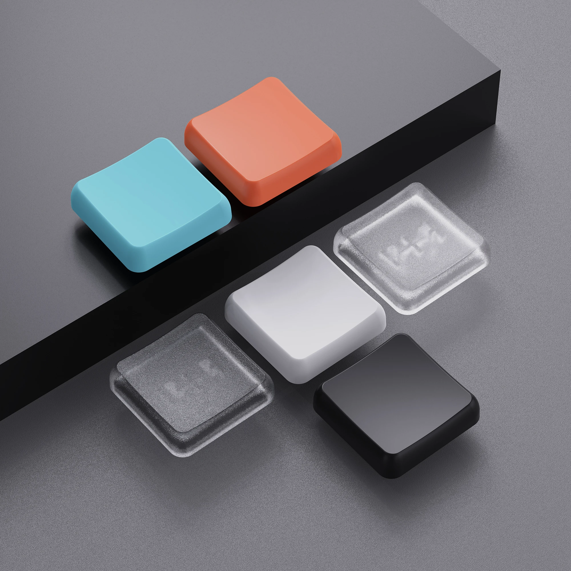 

5/10/30/50pcs CFX Low Profile Choc PBT Keycaps for Kailh 1350 Choc Switch Mechanical Keyboard Ultra Thin Black White Transparent