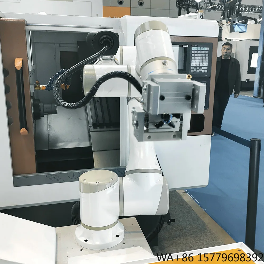 HWINT Factory Supply Easy Programming 6 Axis Collaborative Robot Arm for CNC Lathe Loading and Flexible Handling
