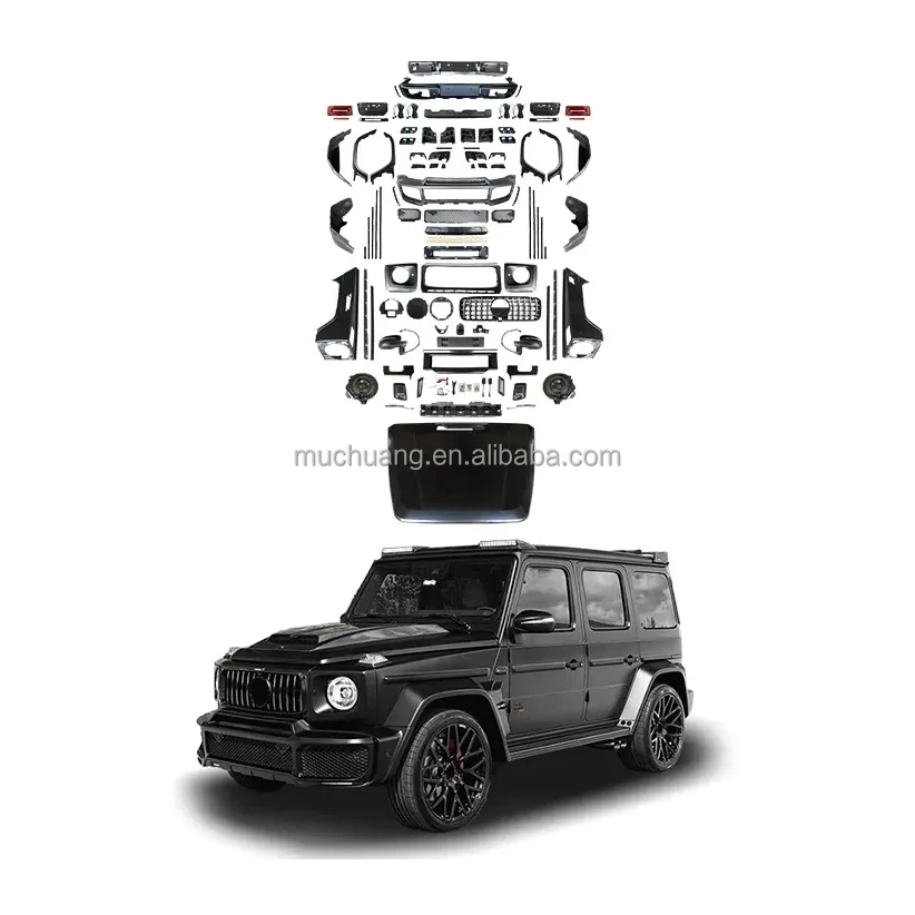 Car modification and upgrade kit is applicable to Mercedes Benz G-class W463 upgrade W464-Brabus wide body large enclosure