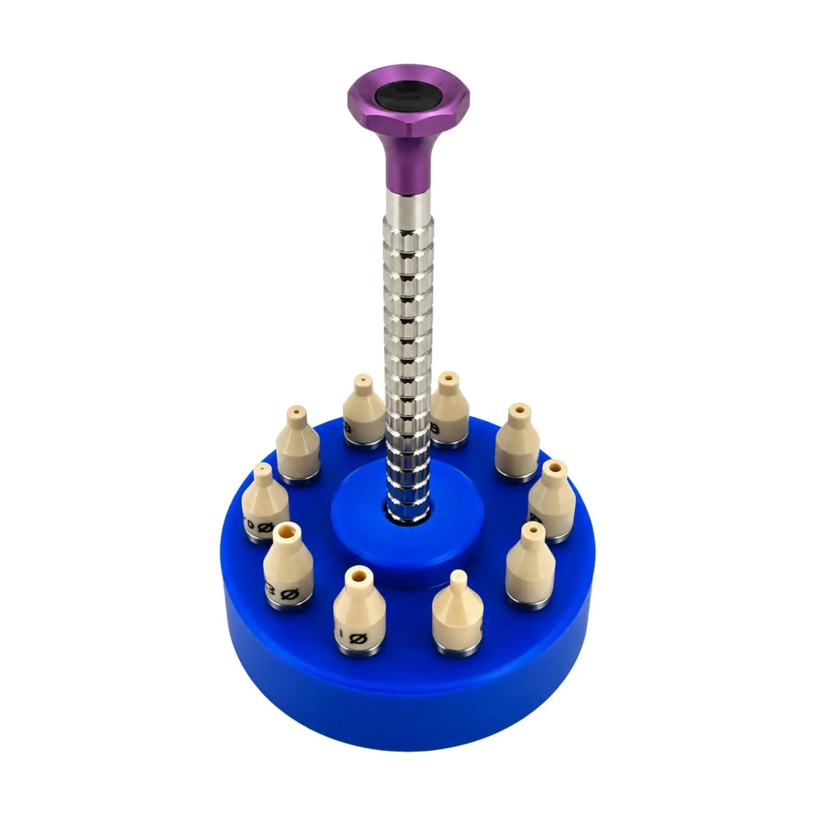 Manual Watch-Hand Installation Tool Professional Watch Hand Press with Interchangeable Tips High-Precision Long-Lasting
