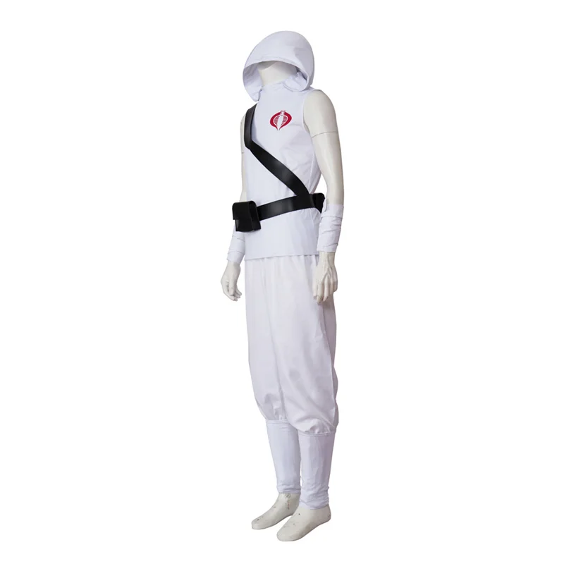 Storm Shadow Cosplay Costume White Battle Suit Uniform Halloween Carnival Outfits