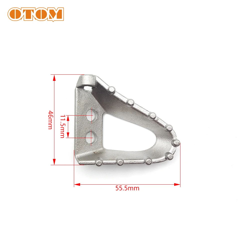 Motorcycle Rear Brake Pedal Step Plate Tip Stainless Steel Increase Foot Brake Lever Peg For KTM HUSQVARNA GASGAS EXC 2016-2023