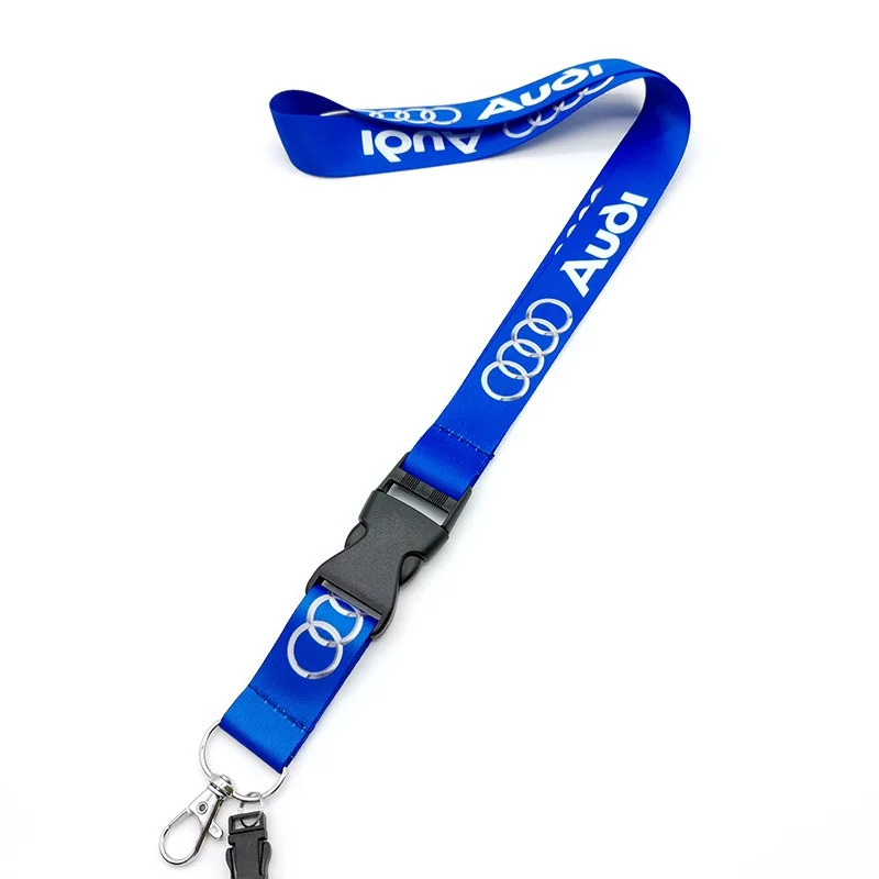 Neck Straps Lanyard Key Cell Phone Work ID Card Hanging Rope For Audi A3 A4 B5 B6 A3 8P 8V 8L A5 A6 C6 C5 A1 A7 A8 Q2 Q3 TT RS3