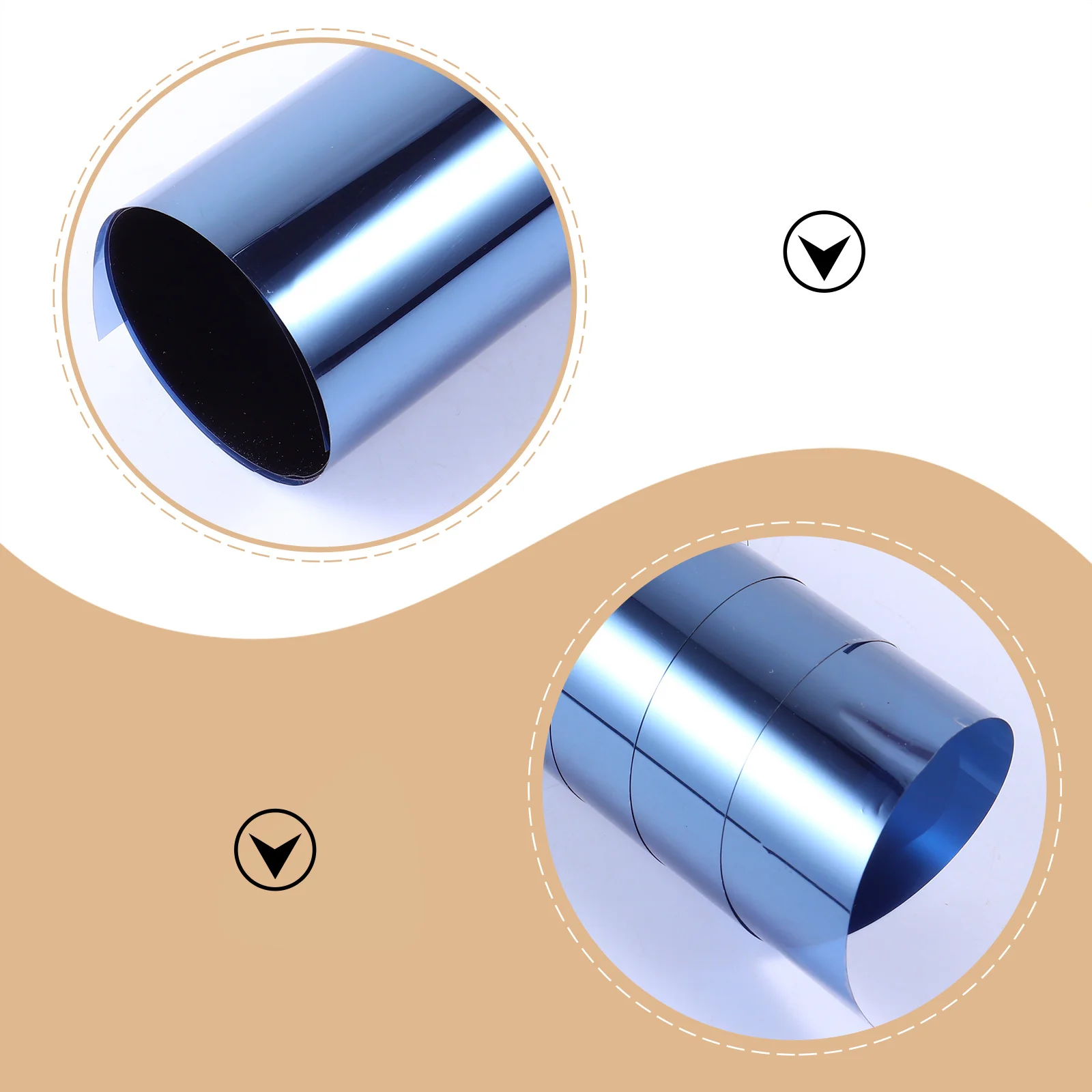 

Blackout Window Film Heat Control Privacy Single Way Uv Blocking Light Blocking Sticker Insulation Film for Glass Home Vehicle