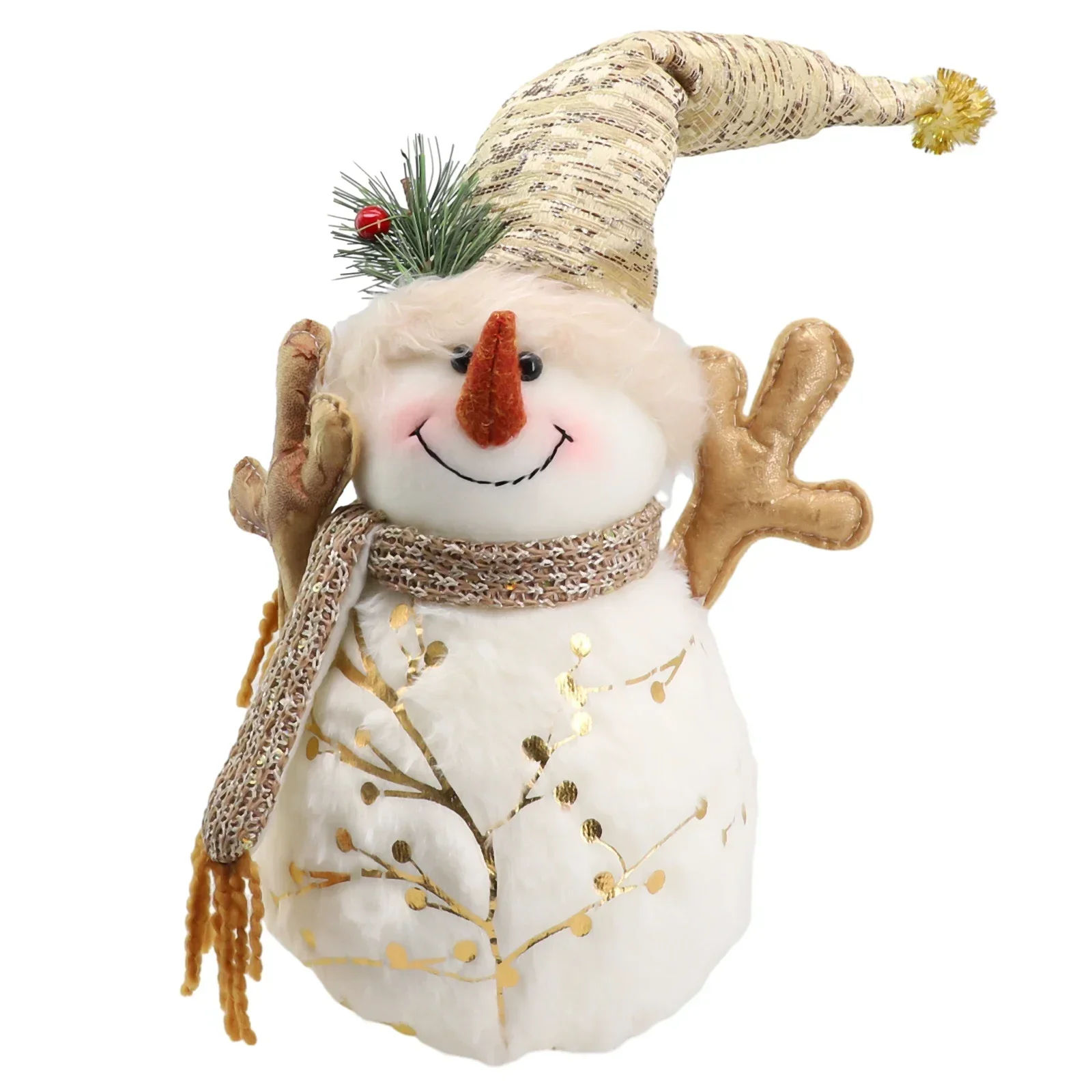 

Snowman Doll Christmas Doll Christmas Decoration Cute Display Soft Supplies Xmas Home Ornaments Party Round Hat