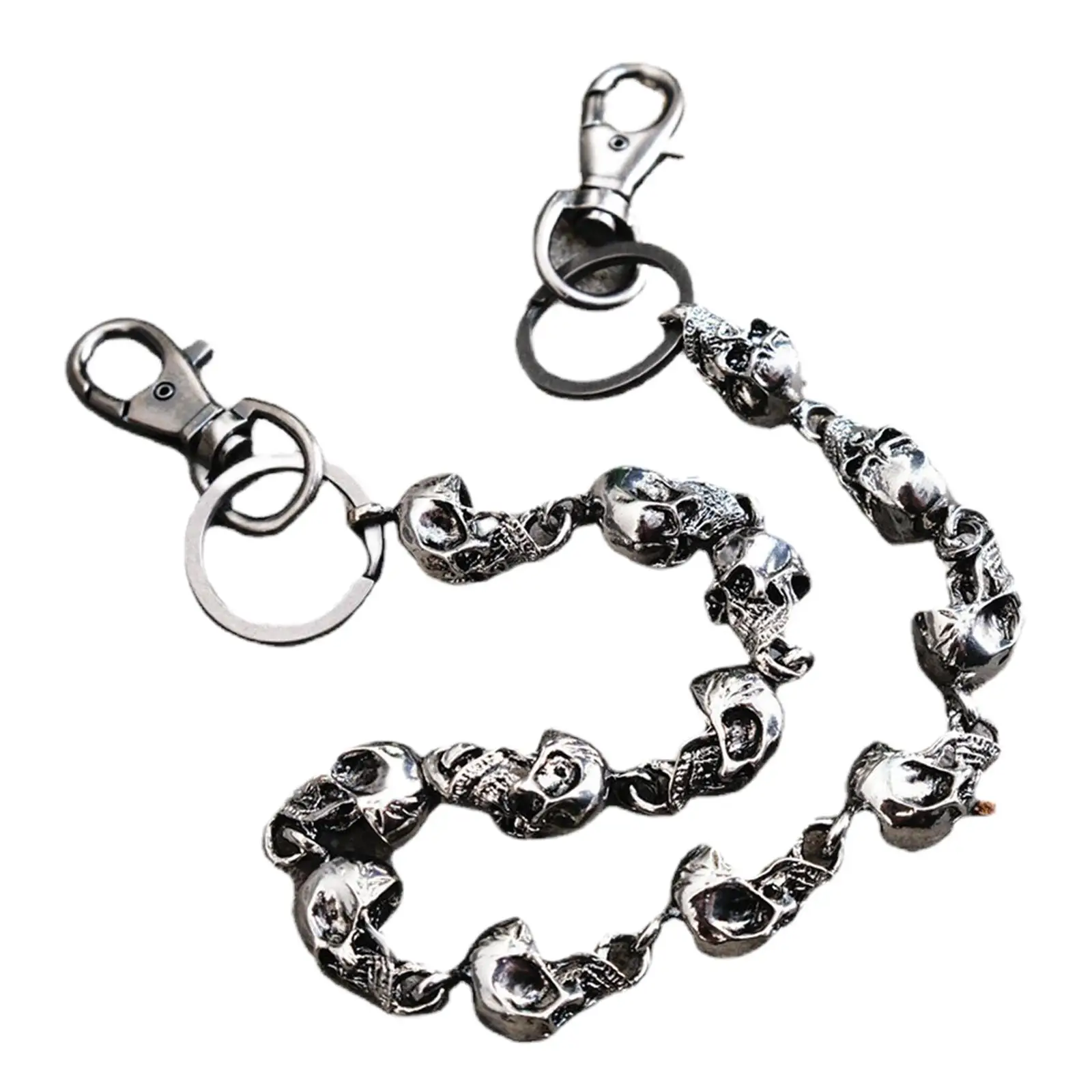 Hip Hop Fashion Skeleton Waist Belt Chain for Women Men Teenagers Travel