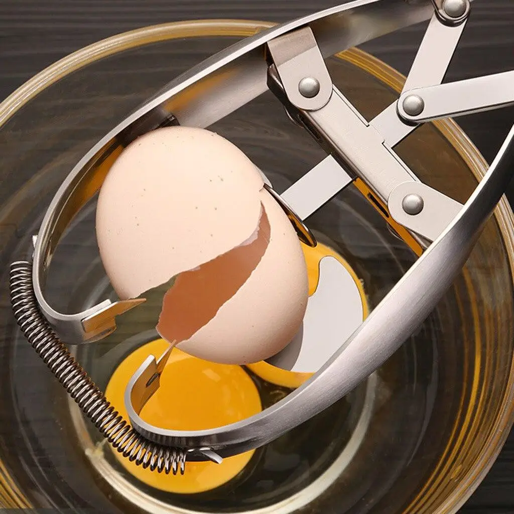 

Stainless Steel Egg Scissors Eggshell Cutter Quail Egg Opener Egg Cutter Egg Topper Cracker Separator Cooker Cracker