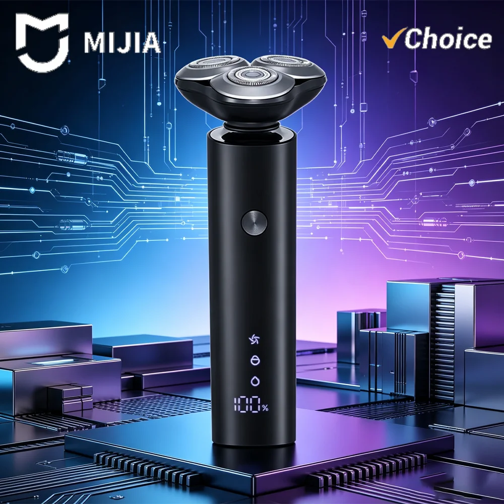 Original MIJIA Men'sElectric Shaver S301 Beard Trimmer Machine Shaving Portable Flex Razor IPX7 Washable Trimer Ceramic Blade-CN
