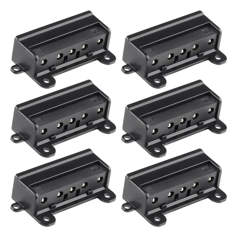M11K-For V-Mount Battery Buckle Plate 6PCS 5 Pin BP-Type Mounting Plate Repair Connector For V-Mount V-Lock Battery Plates