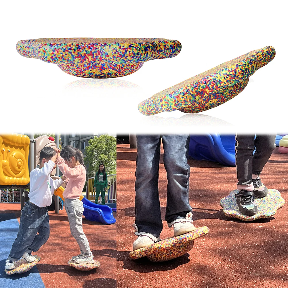

Balance Training Board Non-slip Balance Exerciser Flower Shape Balance Stepping Stones Multi-Function for Core Training